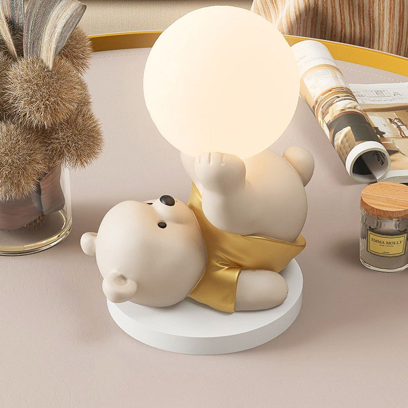 创意小熊摆件客厅玄关酒柜家居饰品办公室桌面装饰送闺蜜生日礼物