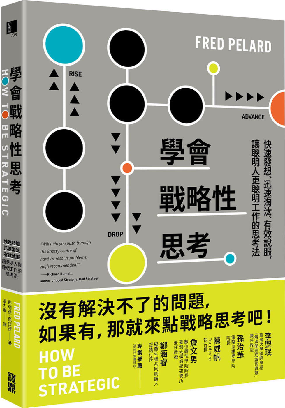 【预售】台版 学会战略性思考 宝鼎 弗瑞德 佩拉德 快速发想迅速淘汰有效说服让聪明人更聪明工作的思考法职场工作术企业管理书籍