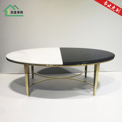 简约现代创意钢化玻璃客厅茶几欧式宜家圆形不锈钢小户型组装圆桌