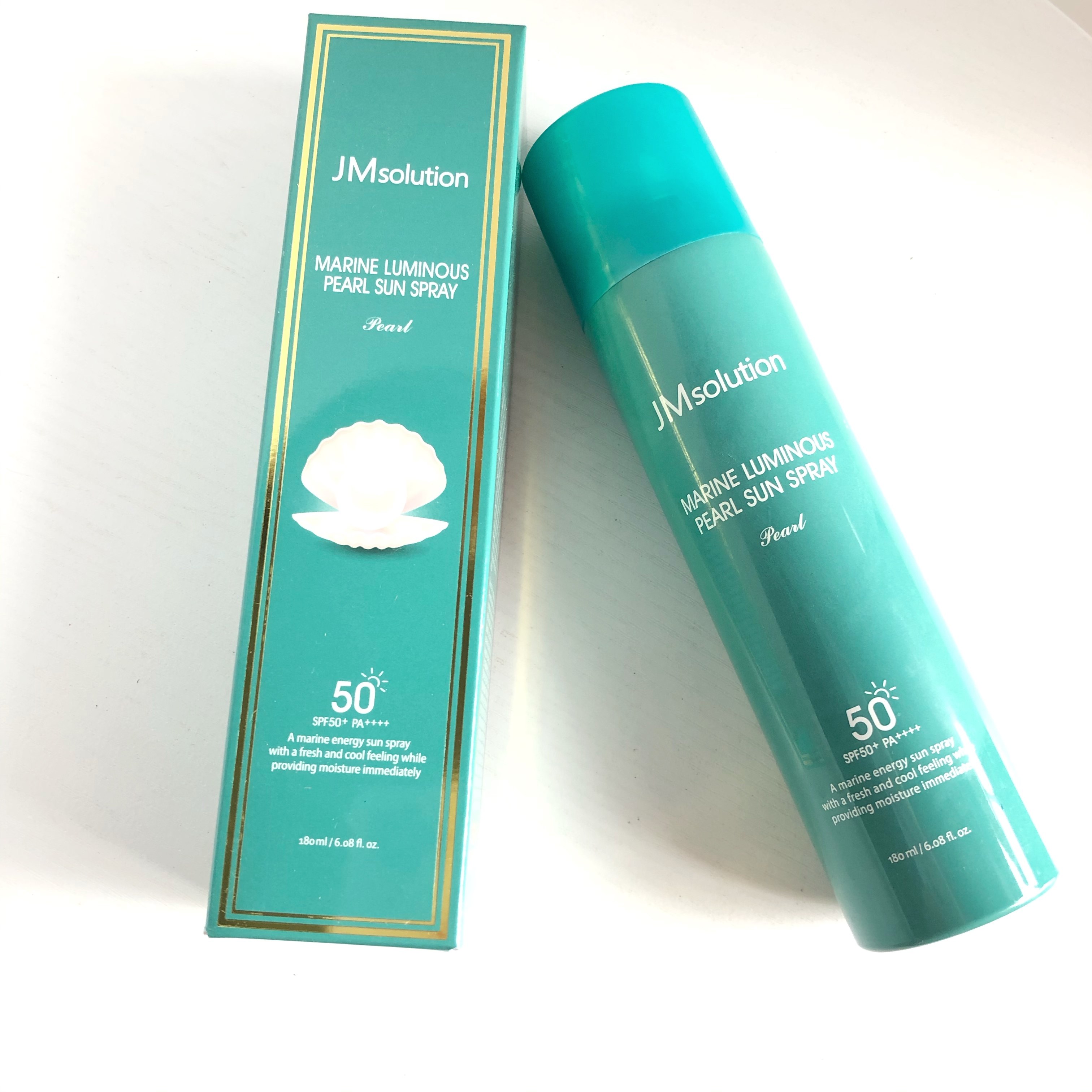 韩国jmsolution海洋珍珠全身防晒jm喷雾spf50防水隔离清爽180ml