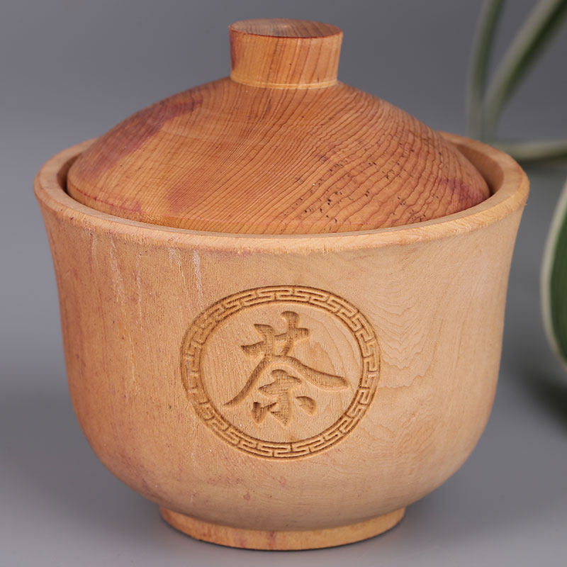 【茶道】珍品木艺 红豆杉茶具 制作精美 摆放时尚