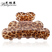 Bagen grass hair claws Korean headdress caught caught Leopard claw clip hair hair clip hairpin Korea jewelry