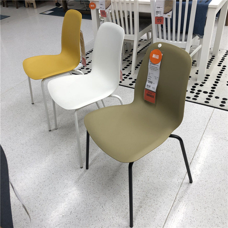 ikea宜家雷夫尼/思伯帝 布鲁林餐椅会议椅办公椅餐厅椅子靠背椅