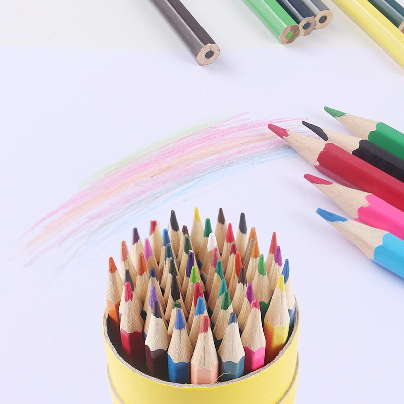 彩色铅笔小学生用品绘画画笔套装彩铅笔12色24色36色48色手绘彩笔