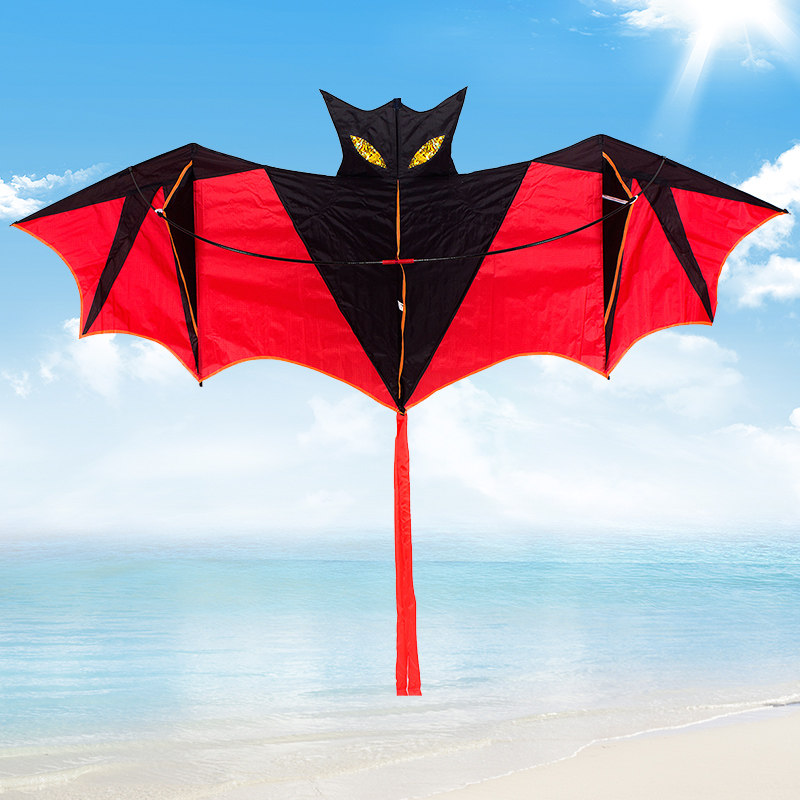 蝙蝠风筝线轮套装 潍坊小卡通初学者大型成人微风易飞儿童新款