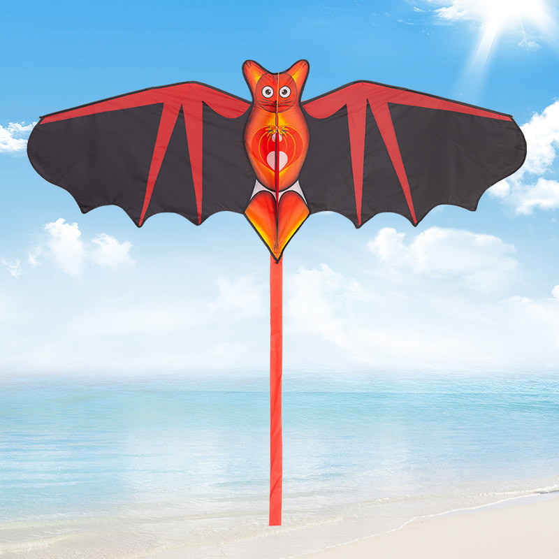 特价风筝成人大型套装_卡通蝙蝠风筝带线轮套装 微风易飞潍坊初学者