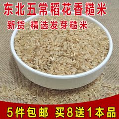 东北黑龙江特产新糙米500g有机大米粳米玄米农家胚芽营养糙米粗粮