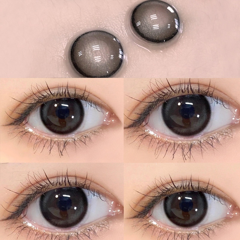 美瞳 日抛30片黑色纯欲正品官网旗舰店大小直径utourb隐形眼镜jl