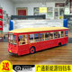 广通银隆新能源 1:43 观光车铛铛车珠海前门旅游公交巴士车模型