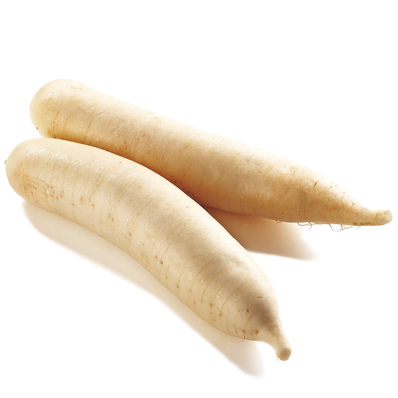 依禾农庄 自产新鲜蔬菜 白萝卜水萝卜 2个装 约500g_不打折现价10元