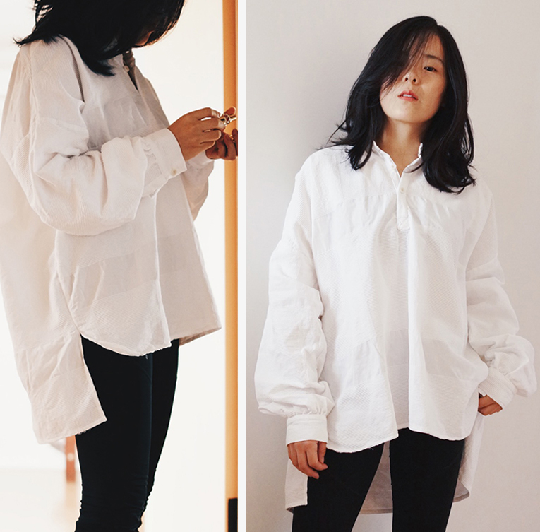 【时舟】法式棉制工作罩衣French Cotton Work Smcok肌理棉布衬衣|ruв категории Женская одежда, рубашка - от Buy2taobao.com для оказания профессиональной услуги покупки агента Taobao