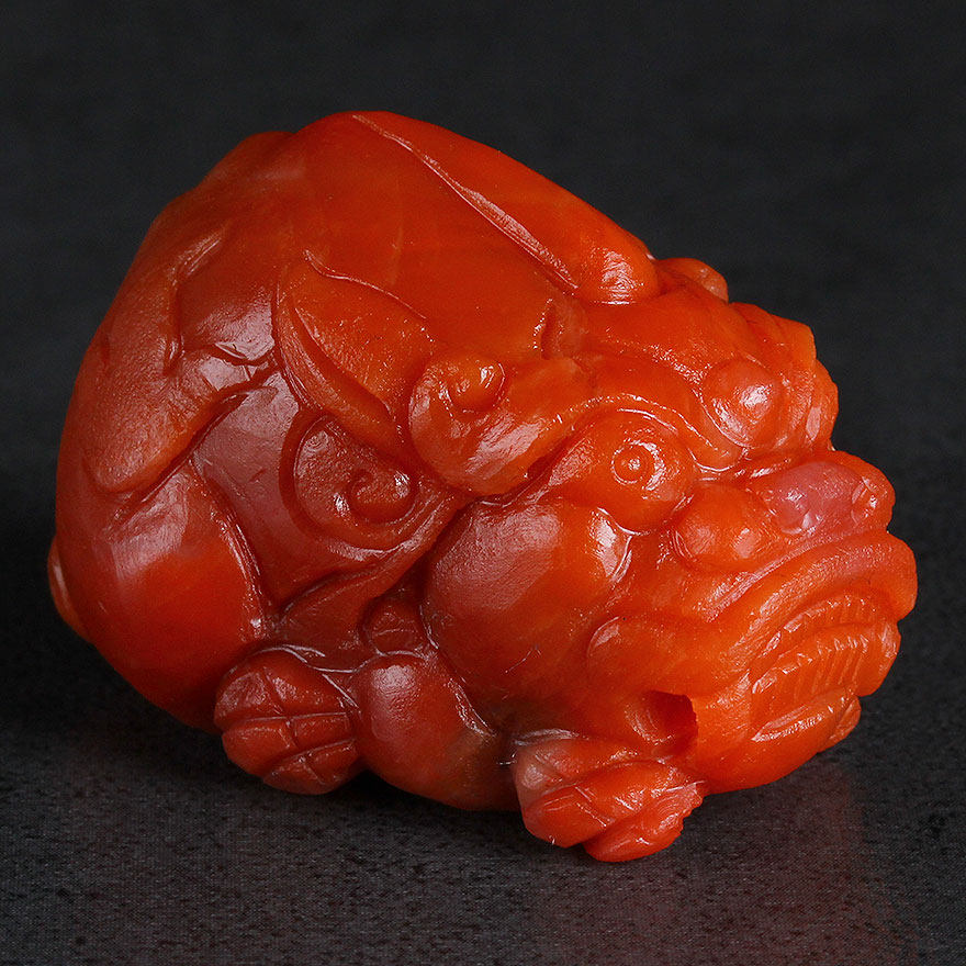 30.76g麒麟南红玛瑙 雕件 挂件1174