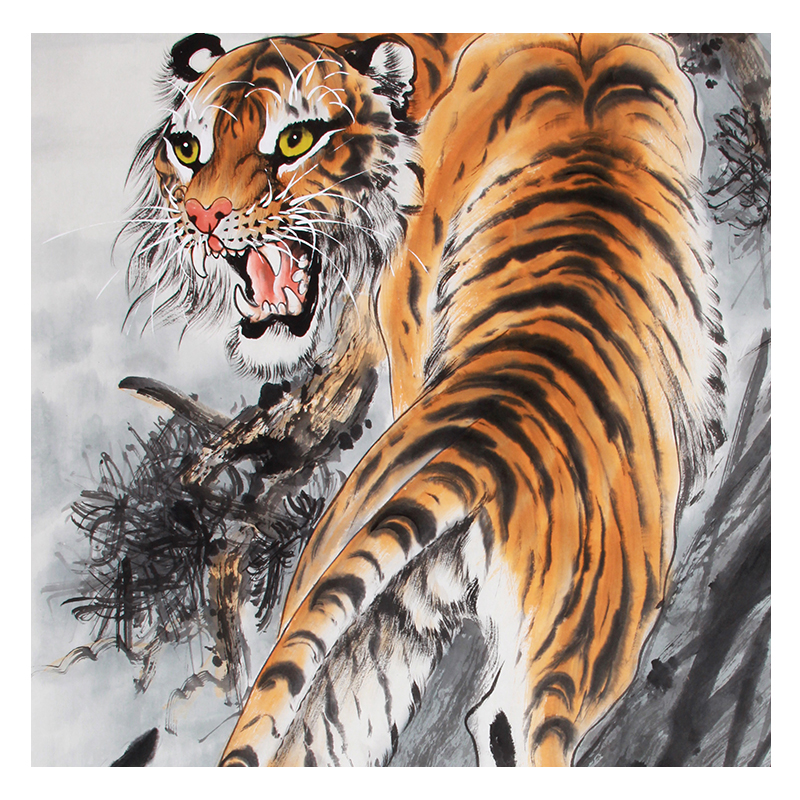 谭乐丹《精品虎系列 虎威 》中美协