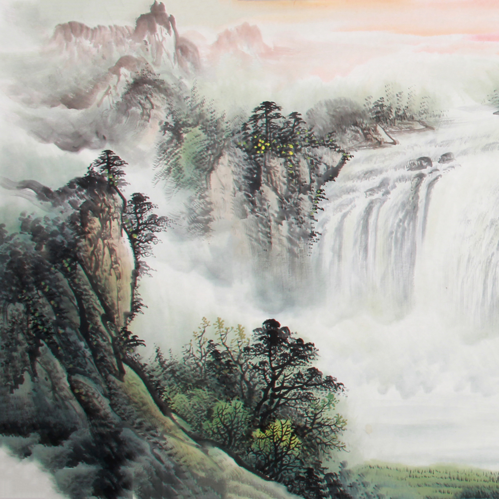 吴成建《精品山水系列小六尺 聚祥纳瑞》中美协