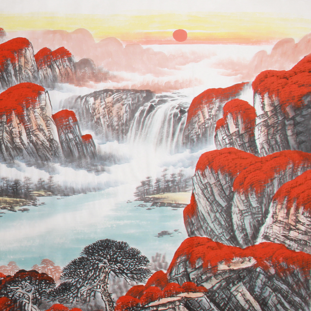 范海《精品山水小八尺系列 鸿运当头》 国家一级美术师