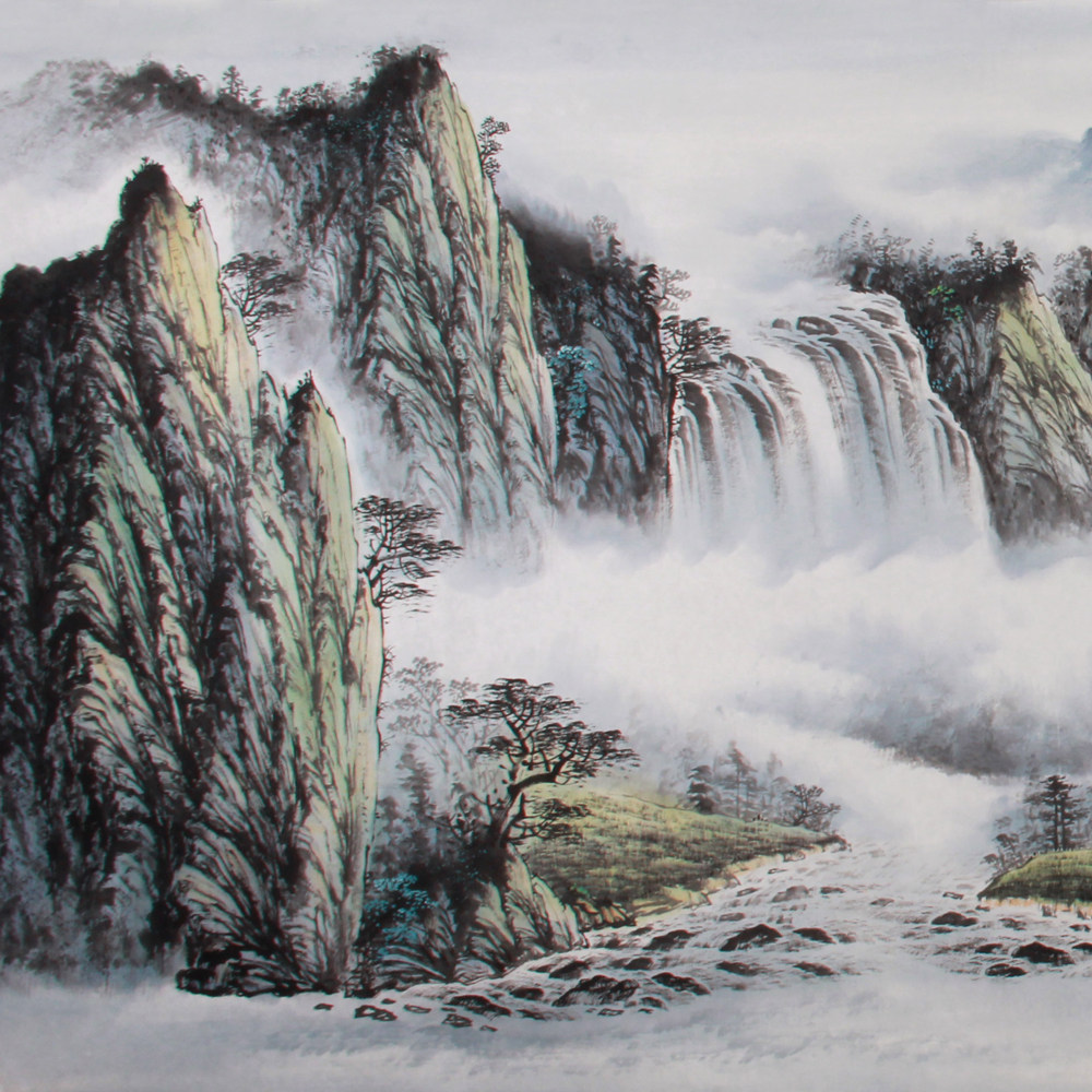 曾刚《精品山水系列小八尺》省美协