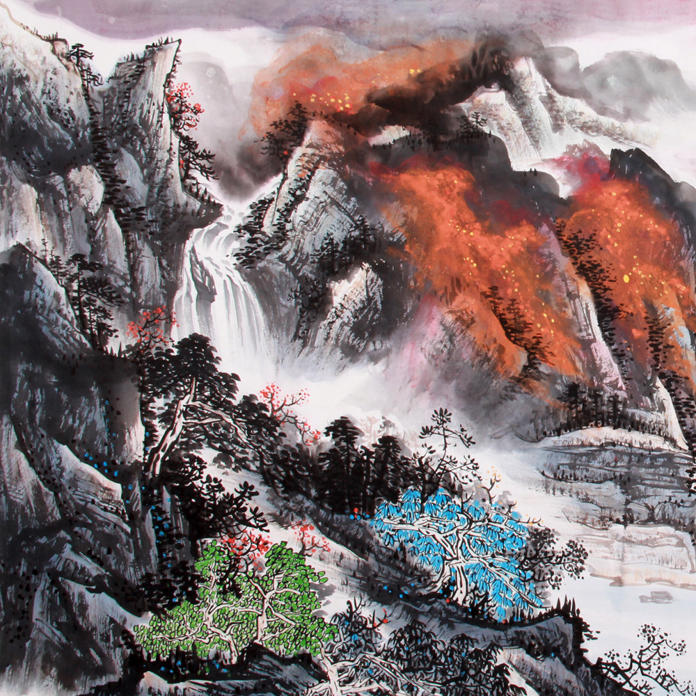 陈亮《精品山水系列 江山多娇》省美协