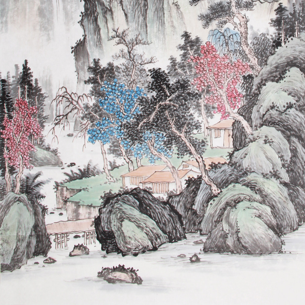 刘一民《精品山水系列 源远流长》一级画师