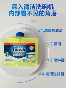 欧洲进口finish亮碗碟清洗剂洗碗机专用洗涤剂漂洗剂机体清洁剂