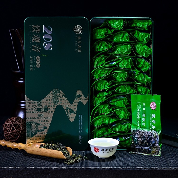 魏荫名茶魏月德安溪清香型肖青铁观音茶叶盒装新秋茶包邮乌龙茶