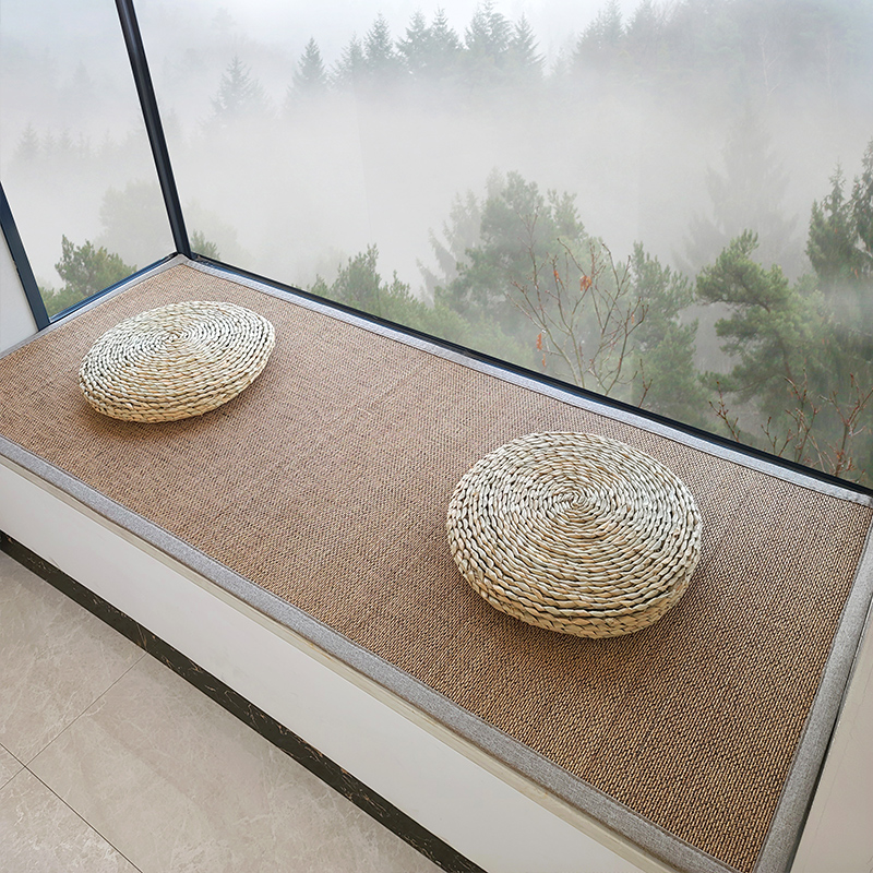 日式竹编飘窗垫窗台垫定做竹地毯主卧