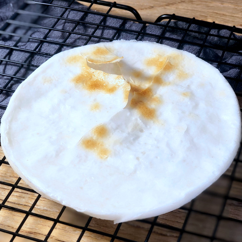 云南特产烧饵块街边早点摊烤粑粑真空包装有隔纸容易分开年糕糍粑