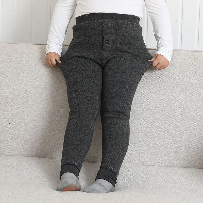 胖童男童棉裤男孩加绒保暖裤加肥加大冬加厚冬季中大裤子内穿秋裤