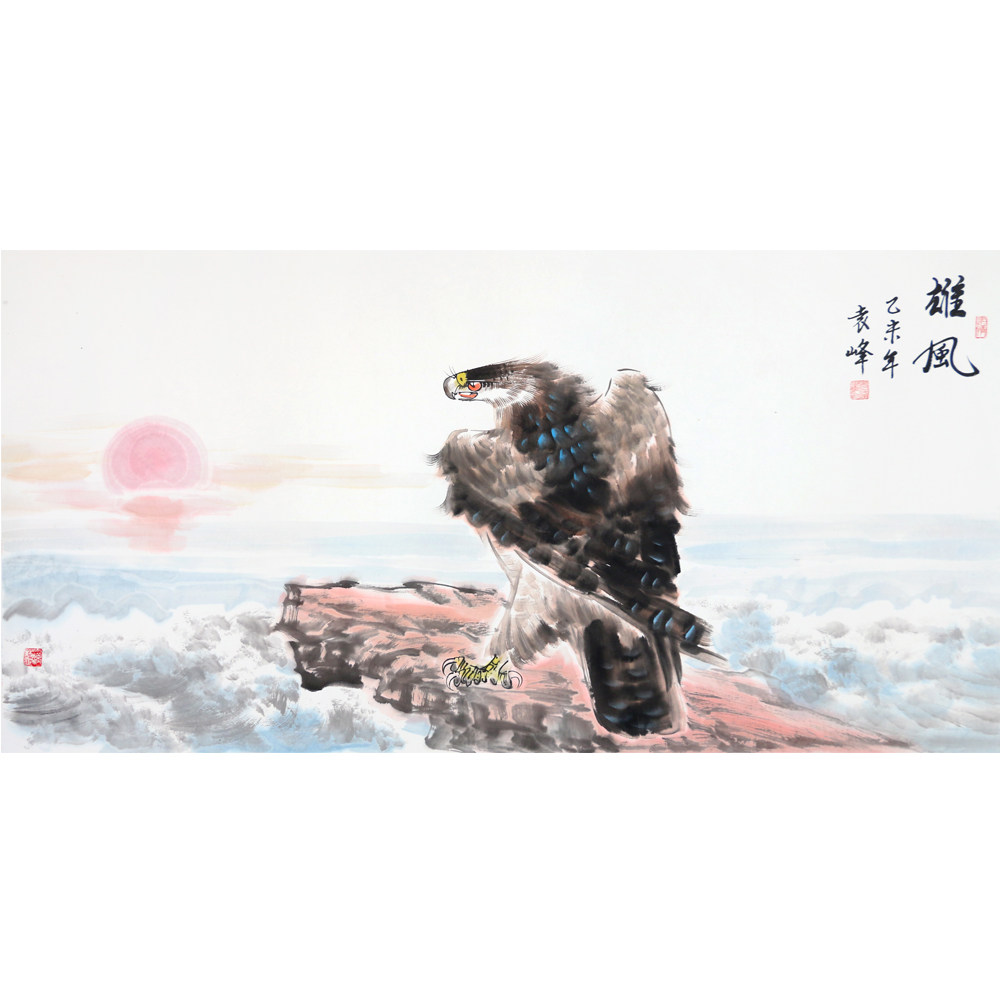 袁峰《雄风》 清华美院创作基地画家