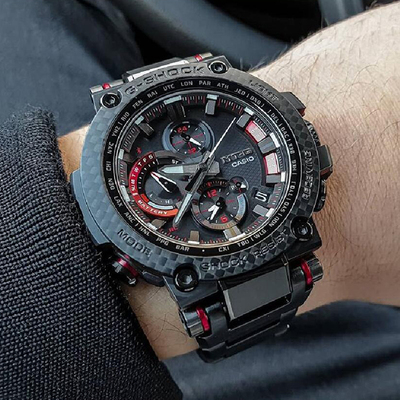 卡西欧上海实体手表g-shock光波蓝牙mtg-b1000xbd-1ab2000日韩腕表