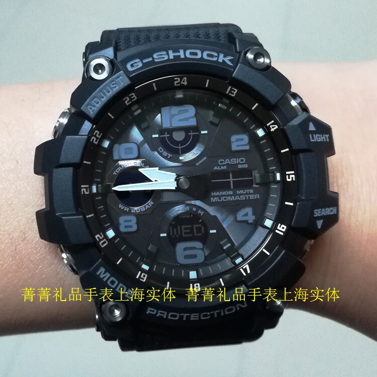 卡西欧g-shock小泥王gwg-100-1a/1a3/1a8 1000gb太阳能电波防水表