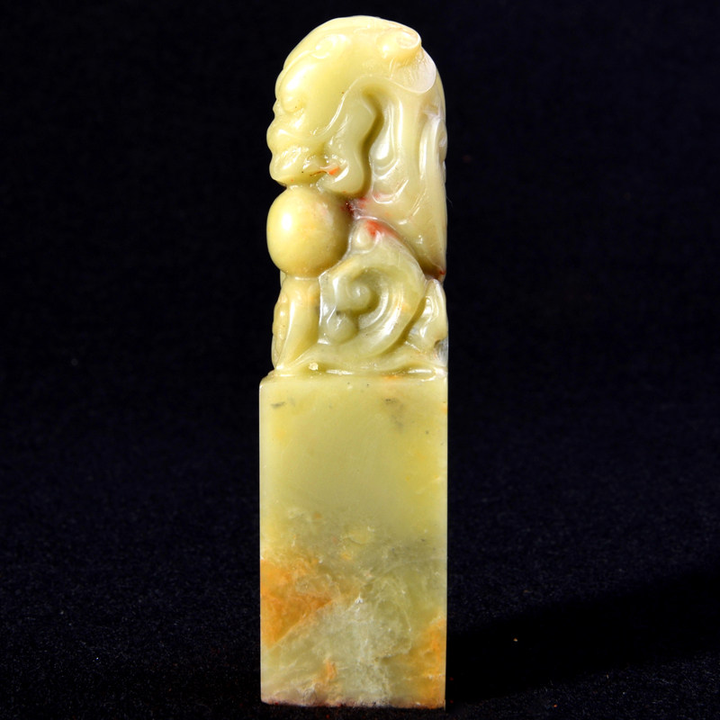 张信凯 篆刻 《开张天岸马》篆刻作品 青田石 wd140538