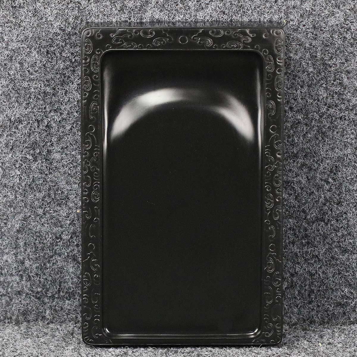 徽文化优秀传承人方文斌黑龙尾精品歙砚《渊古》