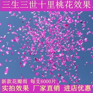 2017新款花瓣雨婚庆礼炮彩带礼花筒礼宾花喷花婚礼拉