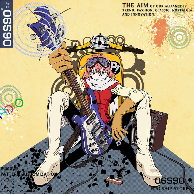 卫衣男秋冬款连帽 动漫直太 真见美特别的她flcl卫衣男潮ins宽松