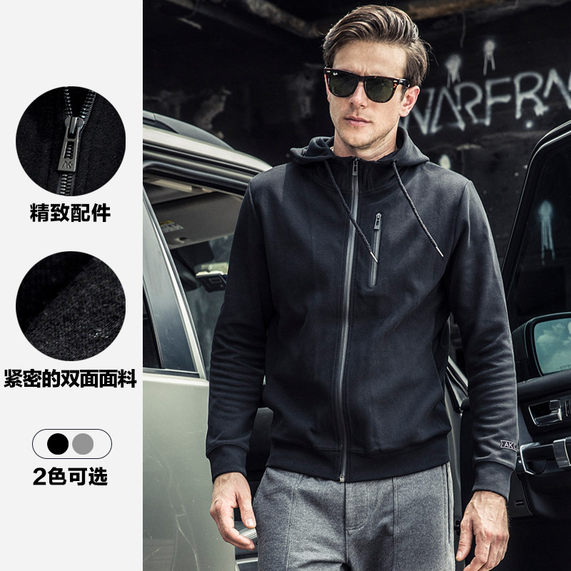 AK men's wear Apostle Walker series zipper Stand collar Hooded Fit T-shirts Cardigan Sweater new patternin the Men's clothing, Sweater  category - from Buy2taobao.com to provide professional Taobao agent buy service