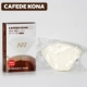 Nhật Bản nhập khẩu giấy lọc cà phê CAFEDE KONA Máy pha cà phê Mỹ tay đấm nồi lọc cốc 102 giấy lọc - Cà phê