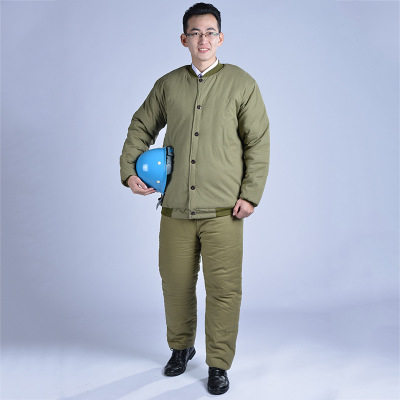 劳保棉袄部队棉衣加厚老式矿井棉衣棉裤套装防寒保暖冷库男军棉衣