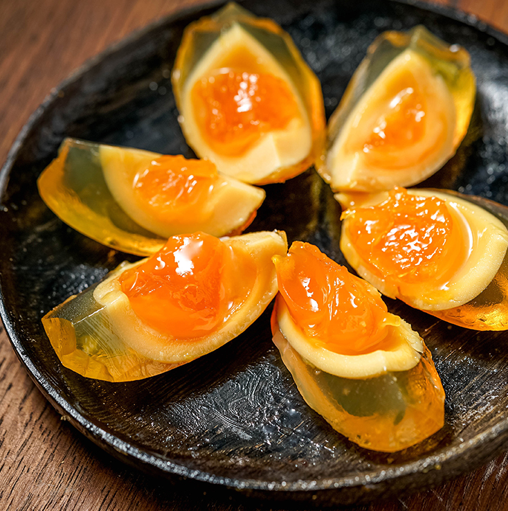 【林小丫-黄金皮蛋8枚】黄金松花皮蛋非遗技艺传承无铅工艺礼盒装