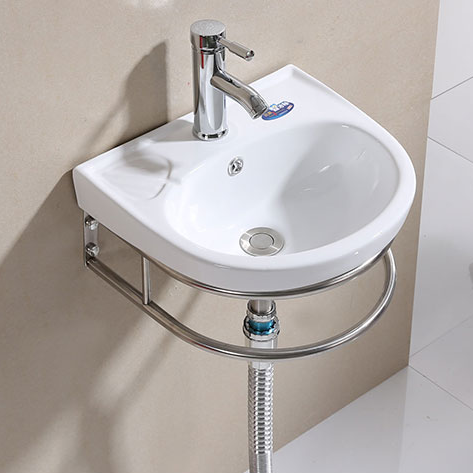 迷你洗手盆小户型卫生间挂盆阳台洗脸盆陶瓷面池盘简易挂墙式家用