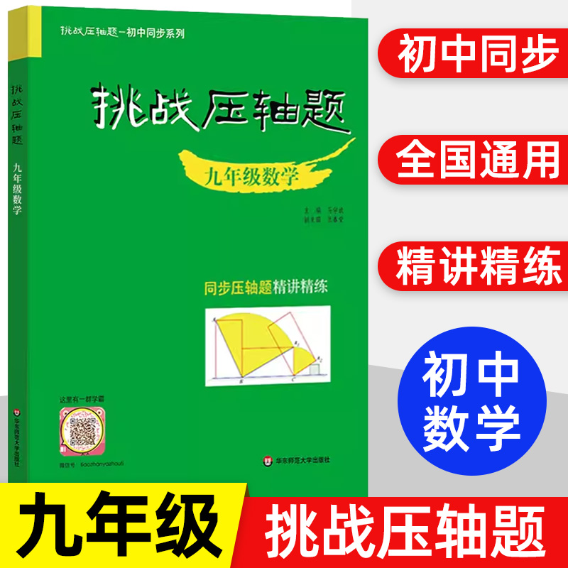 挑战压轴题九年级初三上下册同步压轴