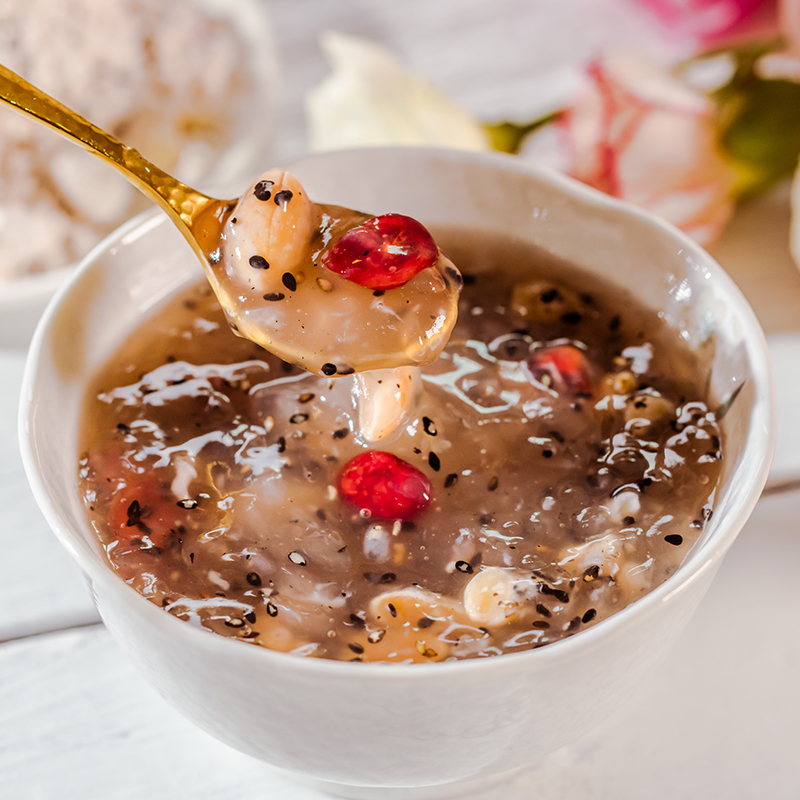 Lan poetry West Grain nut Lotus root starch Hangzhou specialty fruit Lotus root starch Chongyin Fruit soup Walnut soup 550gin the Coffee/Oatmeal/Chongyin , Another on natural food category - from Buy2taobao.com to provide professional Taobao agent buy service