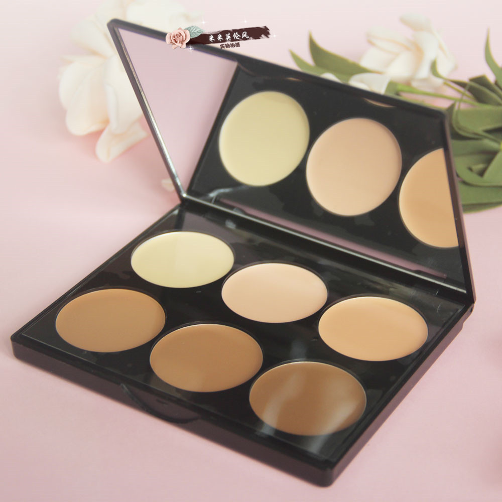 sleek修容盘6色_英国 sleek 修容高光立体提亮肤色一体盘6色 修容膏