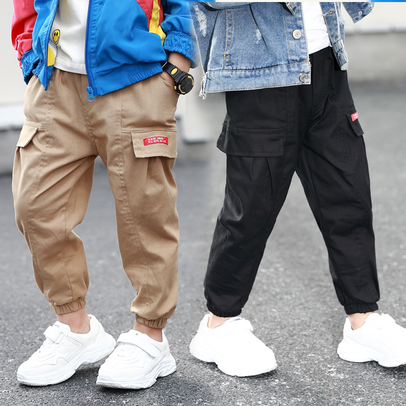 男童工裝褲兒童裝運動休閑褲中小童長褲洋氣韓版寶寶褲子秋季潮衣在類目 童裝/嬰兒裝/親子裝, 褲子中 - 來自Buy2taobao.com提供專業的淘寶代購服務