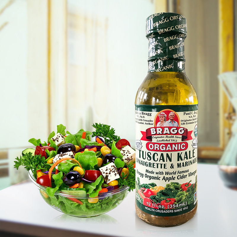 美国进口braggtuscankale意大利风味沙拉酱水果蔬菜调味料354ml