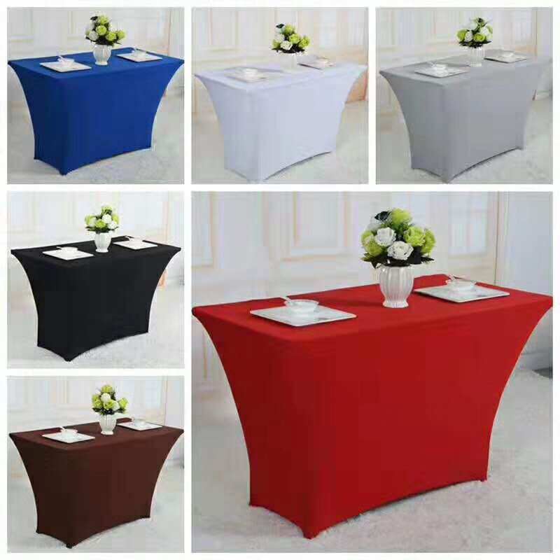 酒店台罩餐厅桌布会议签到ibm弹力台罩台布桌布弹力桌套弹力桌罩_桌布