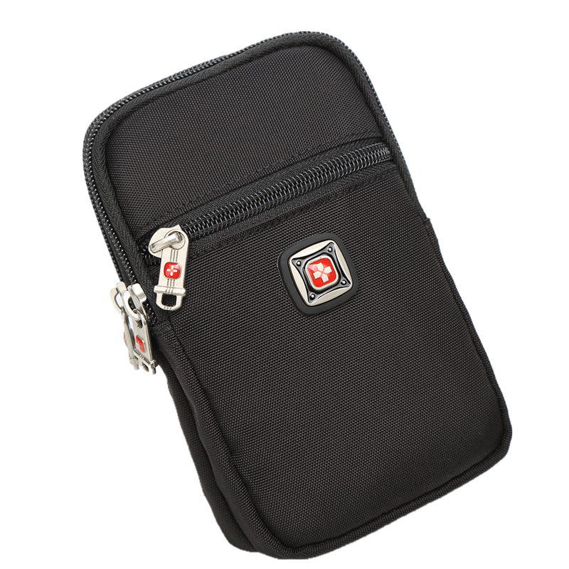 瑞士军刀男士腰包穿皮带5.7寸6.5寸手机包零钱包挂包多功能小腰包