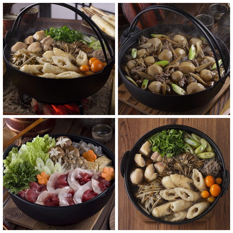 铸铁炖锅加厚传统老式炖肉生铁锅无涂层煲汤锅寿喜锅电磁炉燃气灶