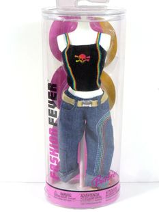 发 Barbie Fashion Fever G8989 2004 时尚狂热芭比娃娃衣服配件