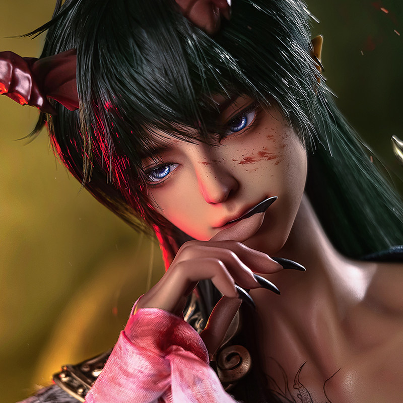 龙魂人形社 四凶 饕餮兽版 全套裸娃bjd娃娃类sd古风叔叔