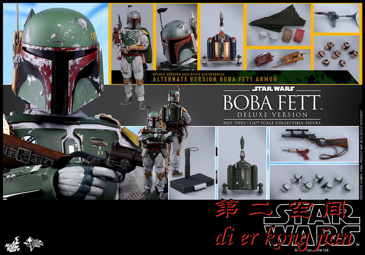 包邮现货 HotToys HT 1/6 MMS464 星球大战5 波巴费特 豪华版